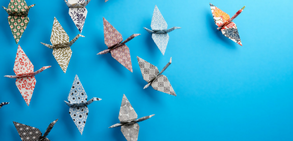 Leadership - origami birds
