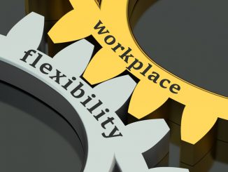 Workplace flexibility concept on the gearwheels