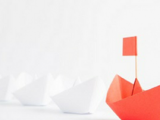 Leadership paperboats