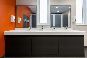 Amwell's Solid Surface Washtroughs installed at Shebbear College_preview